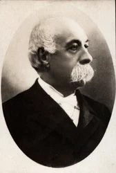 Porträtt av Francesco Crispi (1819-1901), italiensk politiker.